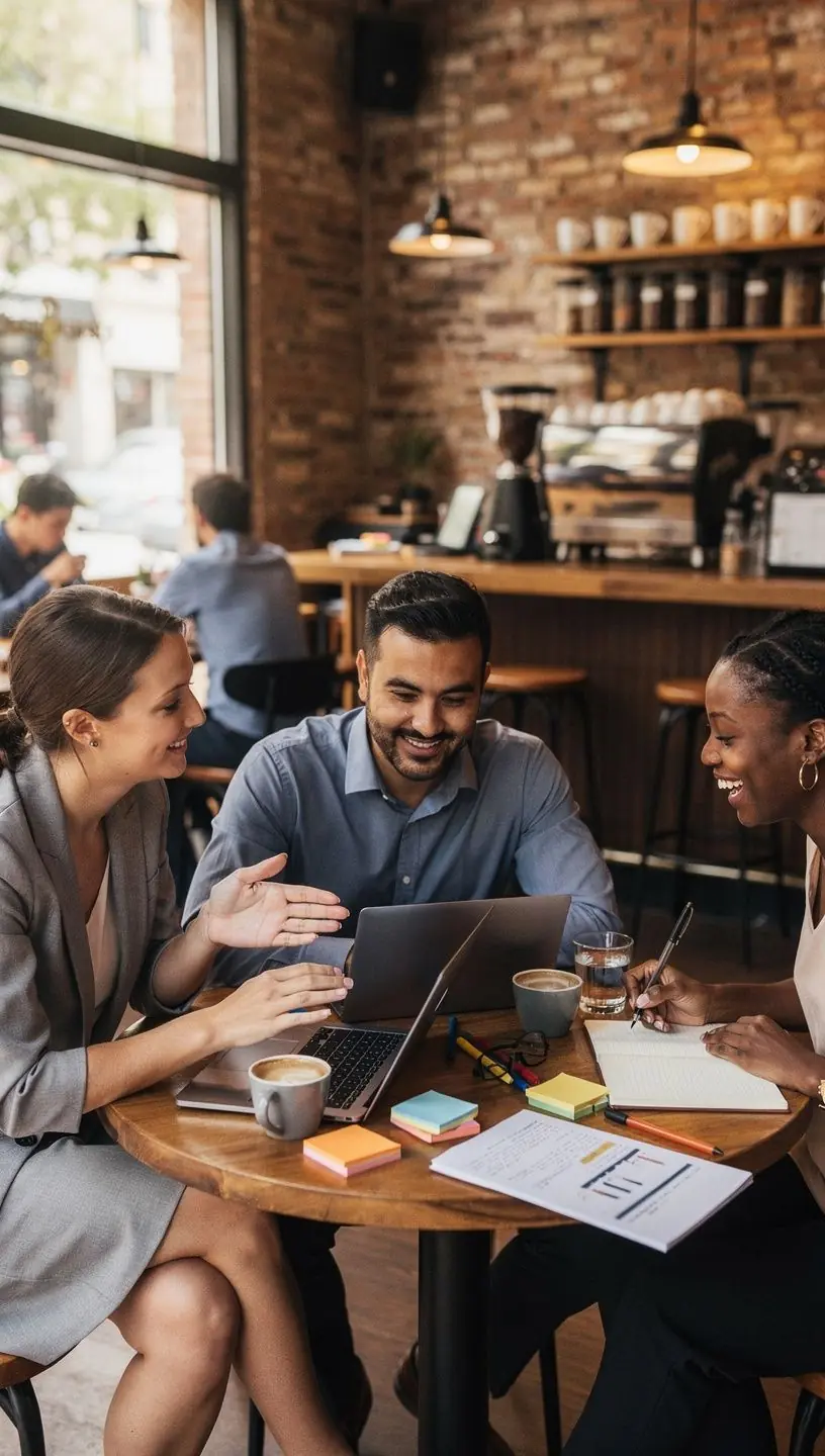 Spotkanie grupowe uczestników kursu rozwoju marki osobistej w przestronnej sali szkoleniowej.